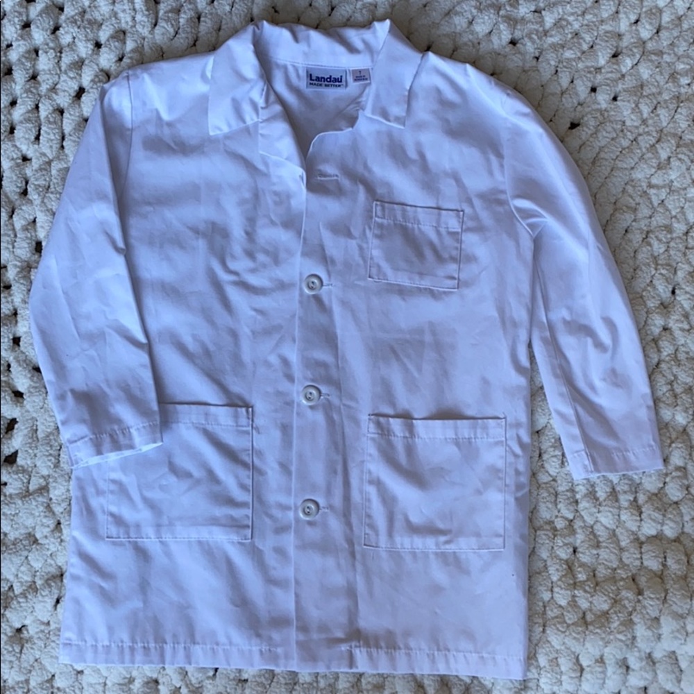 Kids lab or chefs coat -worn once for performance.